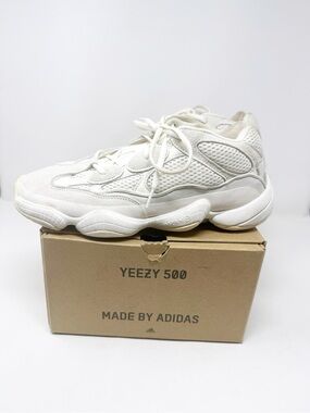 adidas Yeezy 500 Women’s Off-White Sneakers Size 10